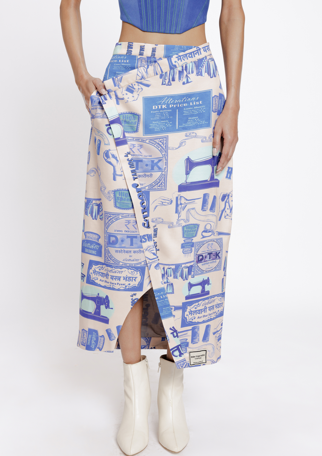 KARKHANA WRAP SKIRT