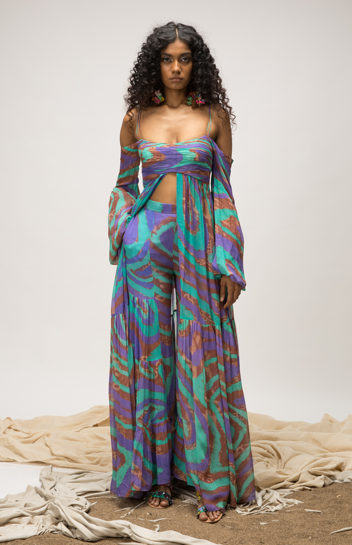 OOTY LONG CAPE TOP