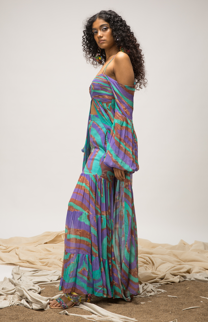 OOTY LONG CAPE TOP