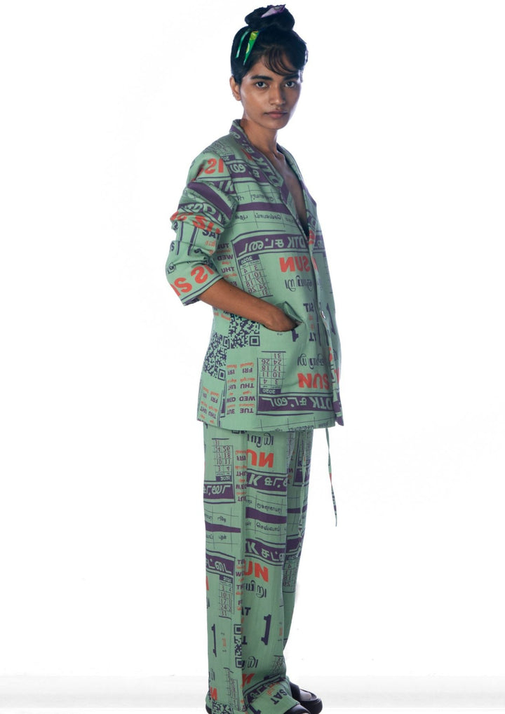 CALENDAR BLAZER CO-ORD