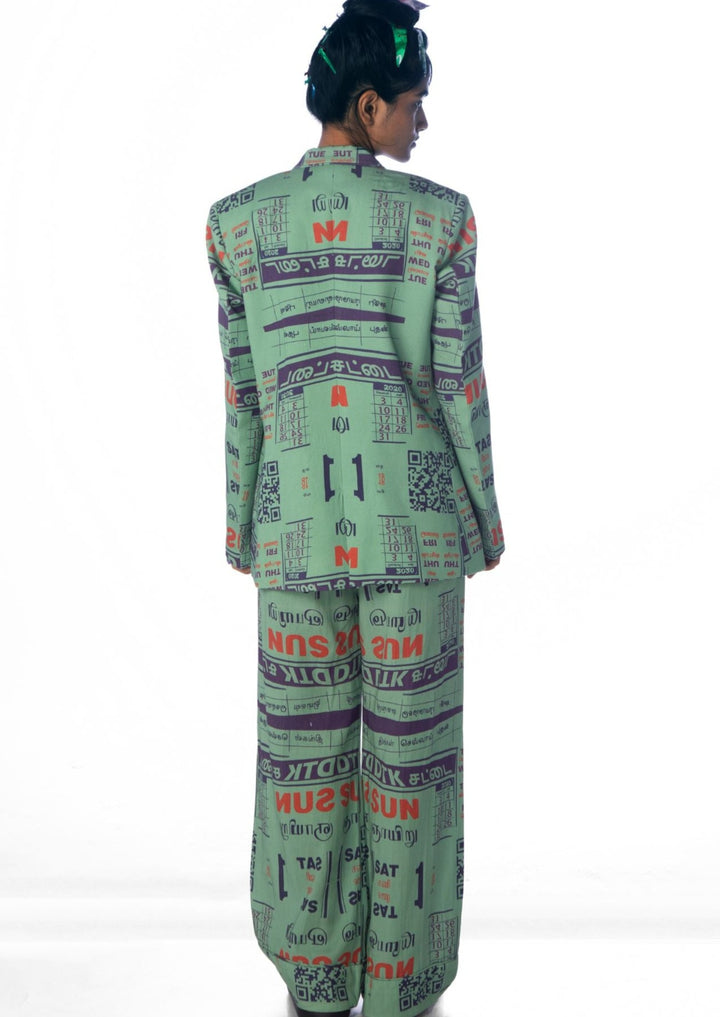 CALENDAR BLAZER CO-ORD