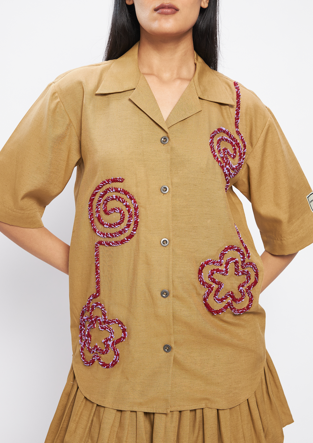 CHAI-CHEENI EMBROIDERED SHIRT