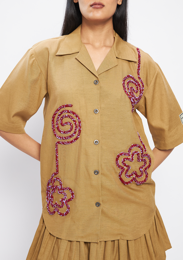 CHAI-CHEENI EMBROIDERED SHIRT