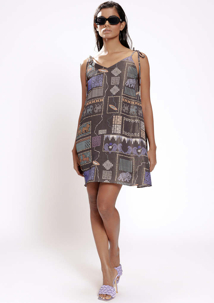 KANCHI FLARED DRESS