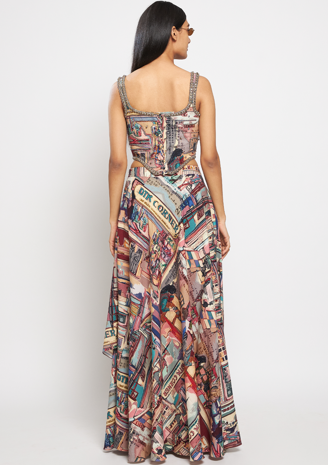QALA EMBROIDERED CORSET