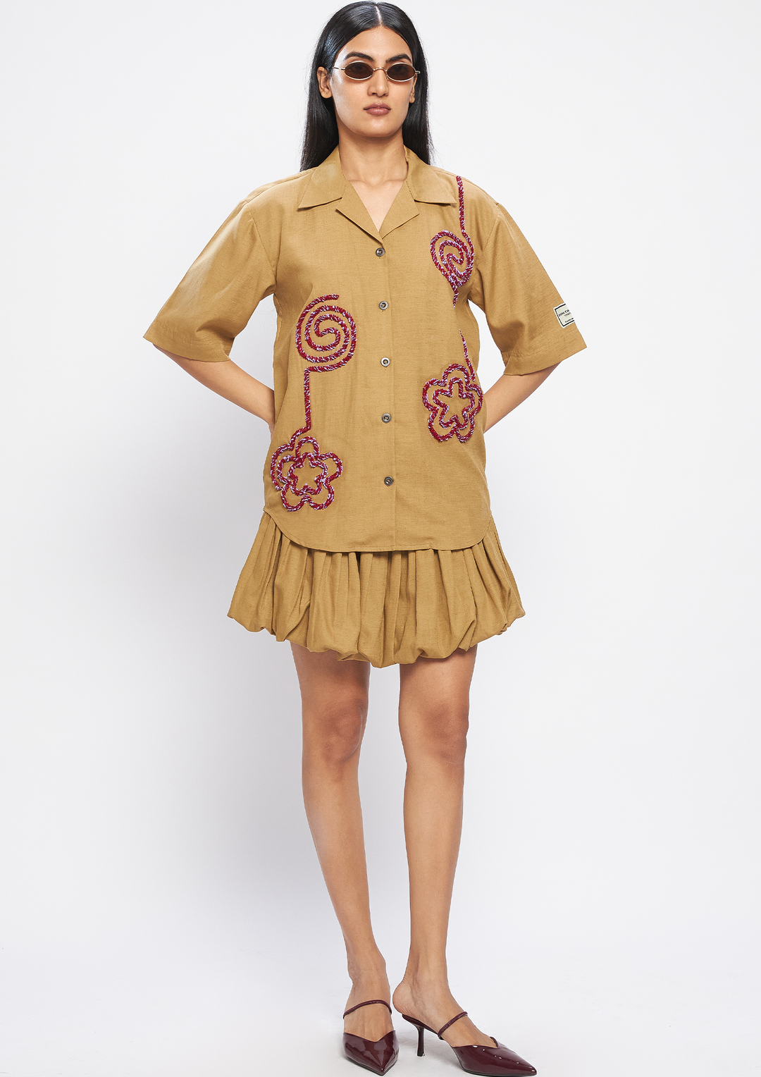 CHAI-CHEENI EMBROIDERED SHIRT