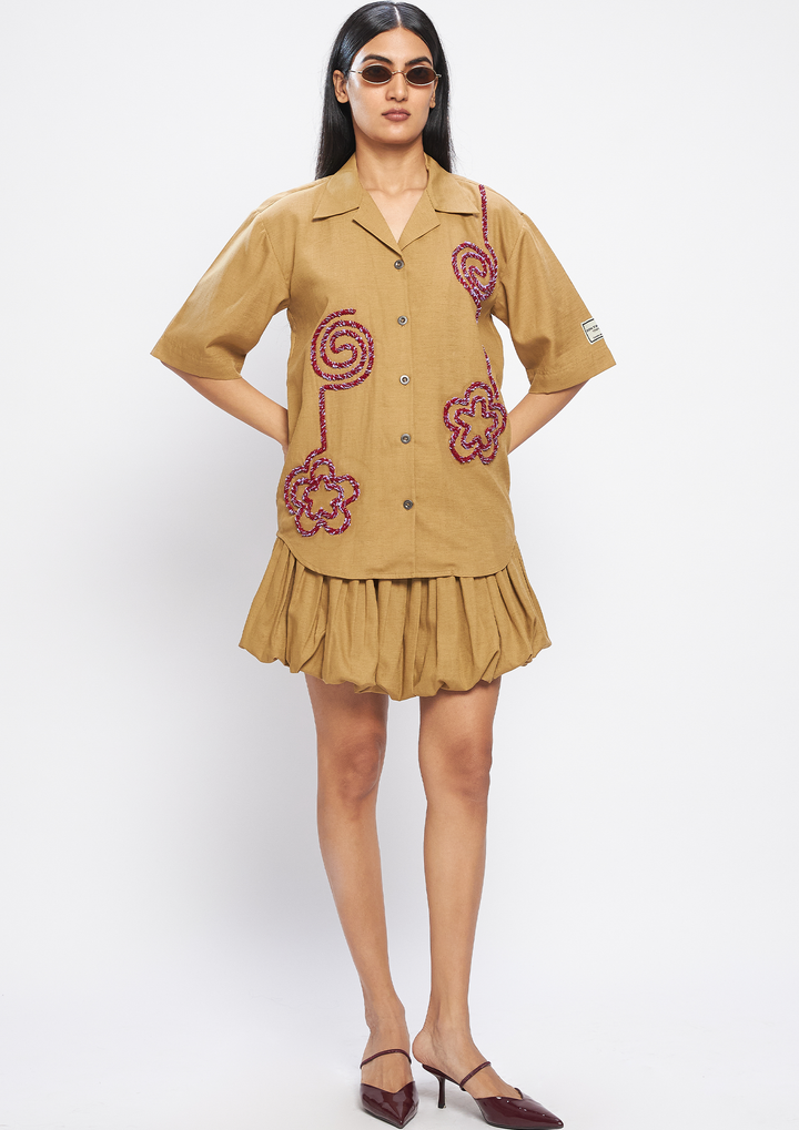 CHAI-CHEENI EMBROIDERED SHIRT