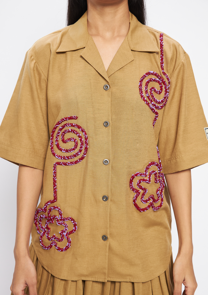 CHAI-CHEENI EMBROIDERED SHIRT