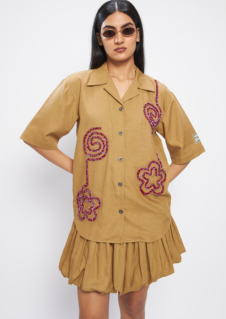 CHAI-CHEENI EMBROIDERED SHIRT