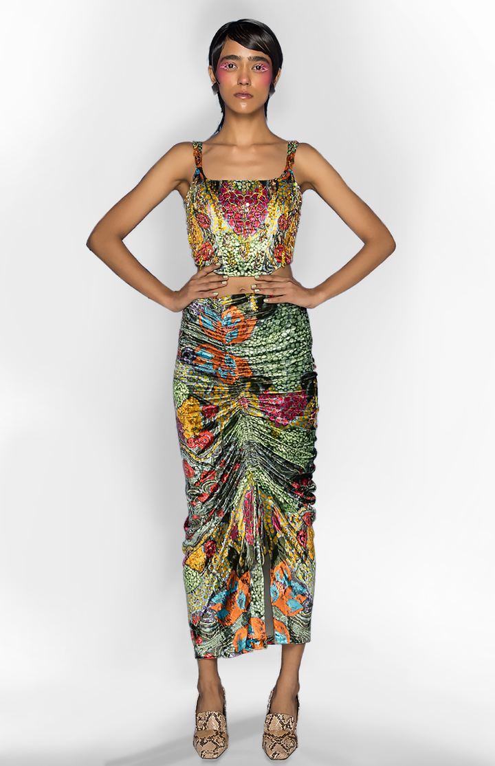 PHOOL PATTE CORSET CO-ORD