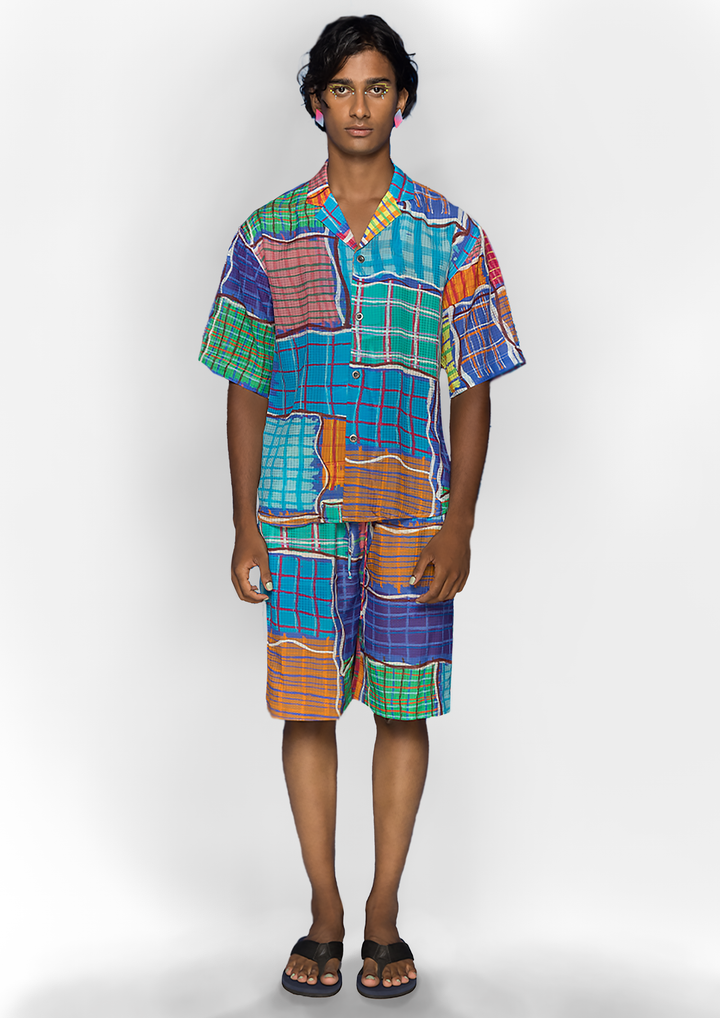 GINGHAM BOWLING SHIRT