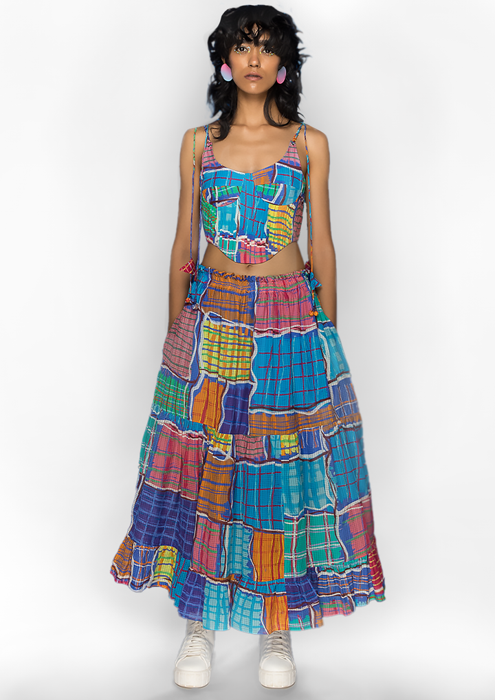 GINGHAM CORSET CO-ORD