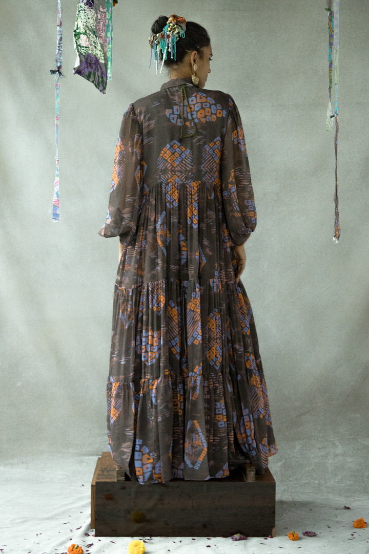 JUGNI LONG CAPE SHIRT