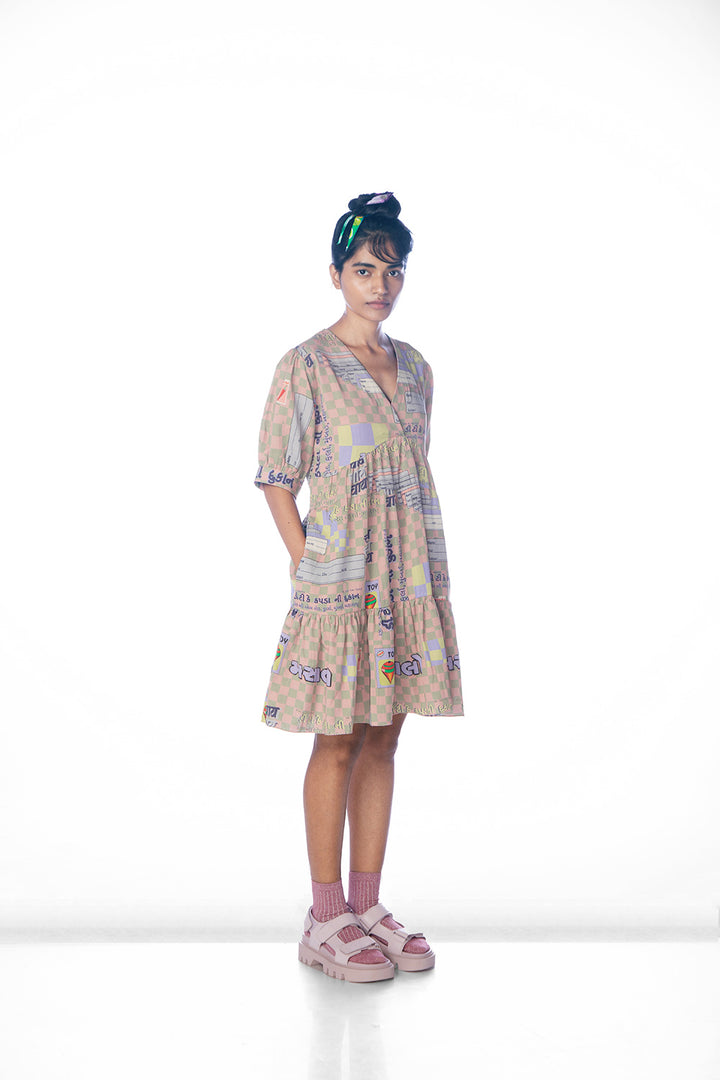 MIRCH MASALA TIERED DRESS