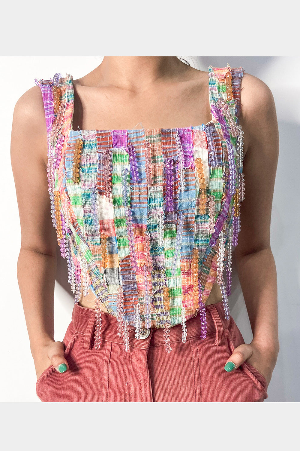 CHATAI SAREE WITH CHAMAK DHAMAK CORSET