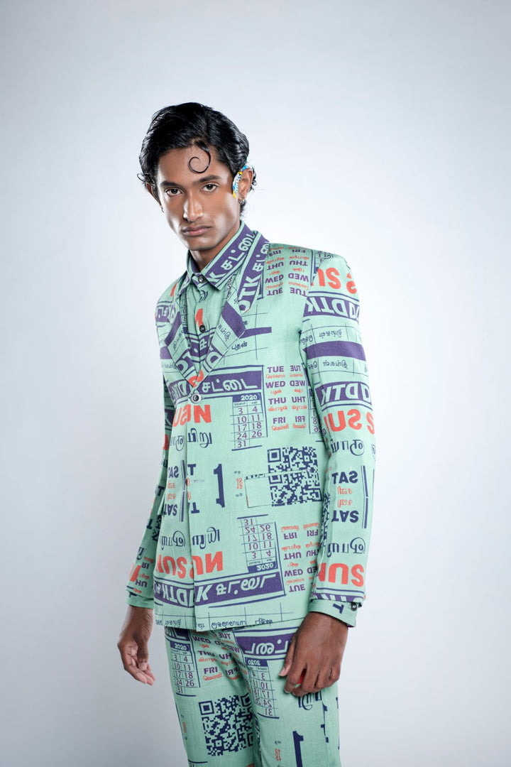 CALENDAR BLAZER CO-ORD