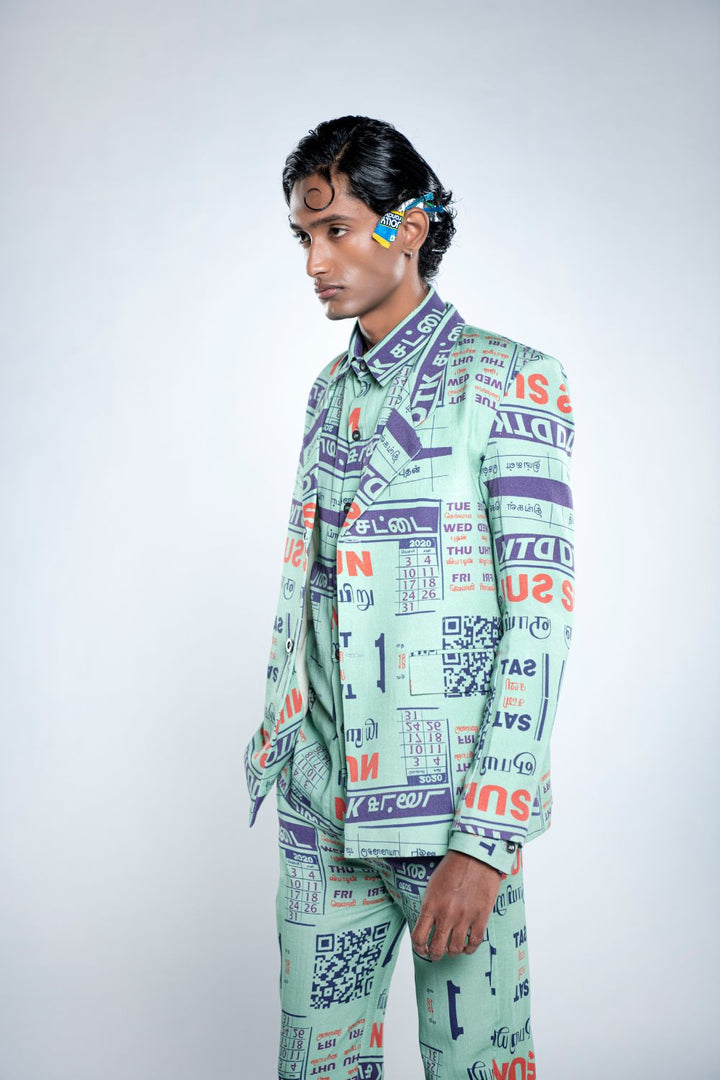 CALENDAR BLAZER CO-ORD