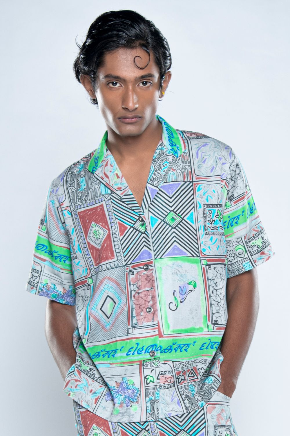 TITLITILE BOWLING SHIRT CO-ORD