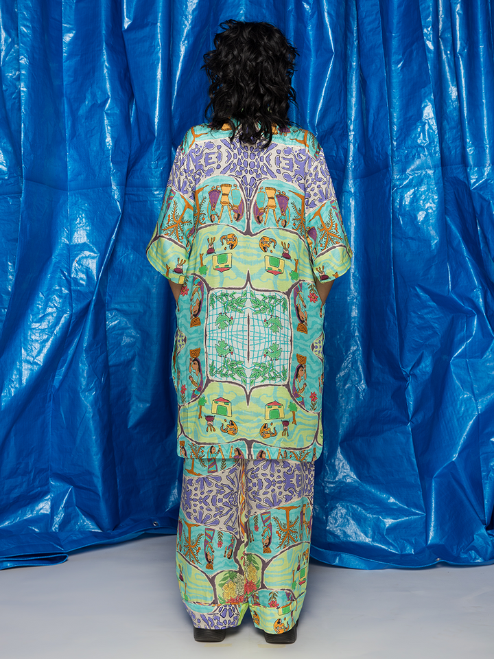 KASBA LONG SHIRT SET
